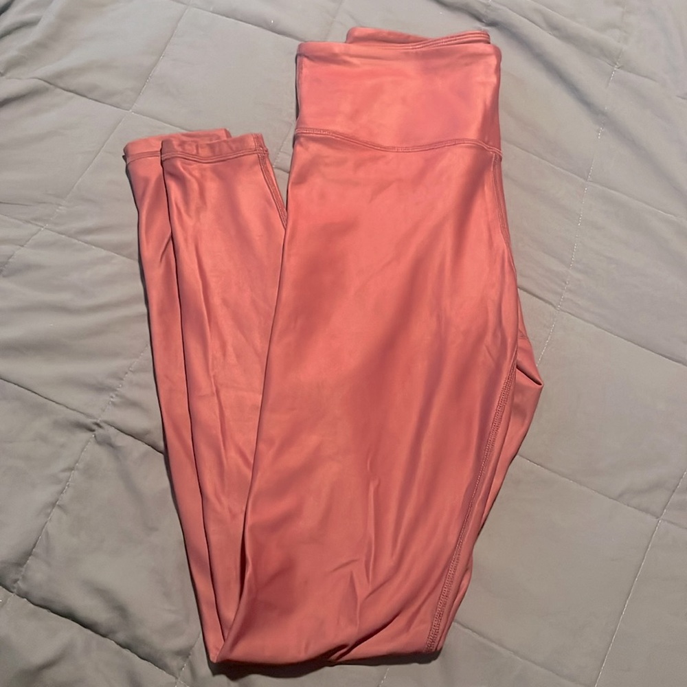 Zyia metallic full length light n tight leggings size 6-8